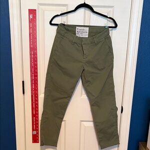 Frank & Eileen Sage Green Trousers